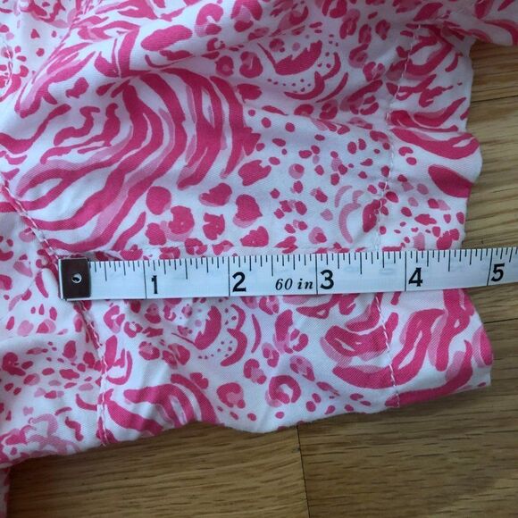 Lilly Pulitzer Get Spotted Callahan Short Pink White Size 2 - Picture 5 of 7